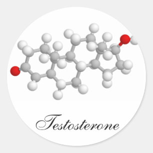 Testosteron Runt Klistermärke