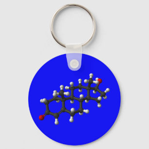 Testosterone i 3D Nyckelring