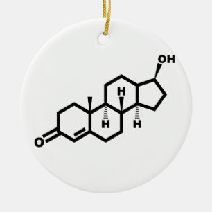 testosterone julgransprydnad keramik