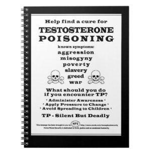 Testosteronförgiftning Poster Anteckningsbok