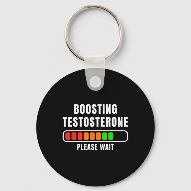 Testosteronladdning  nyckelring (Framsida)