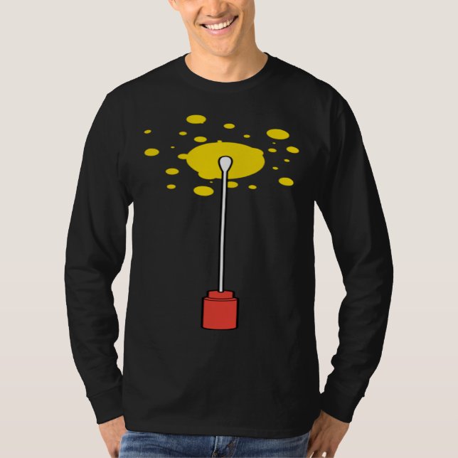 Testpinne-grafik T Shirt (Framsida)