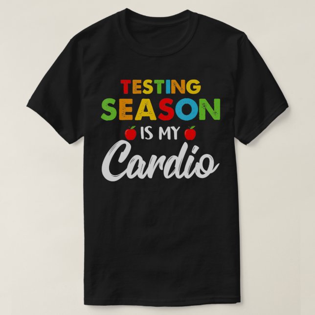 Testsäsongen är min testdag för kvinnor i ljuddräk t shirt (Design framsida)