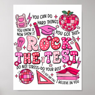 Testtestdagen Stressar inte att du gör din bästa t Poster