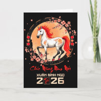 Tet 2026 vietnamesiskt år Häst Zodiak Lunar kinesi