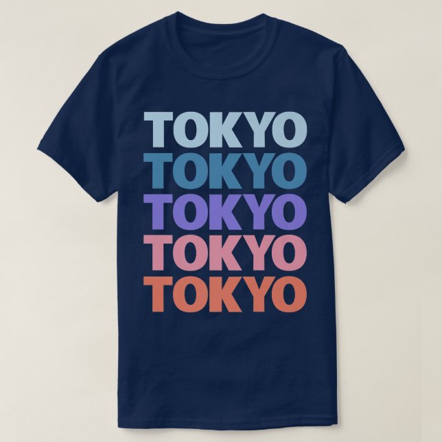 Tet Design Tokyo Japan T Shirt (Design framsida)