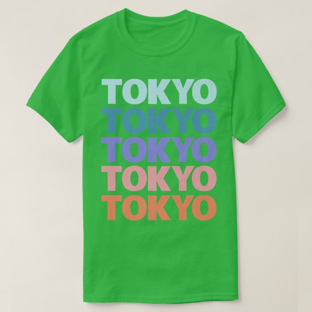 Tet Design Tokyo Japan T Shirt (Design framsida)