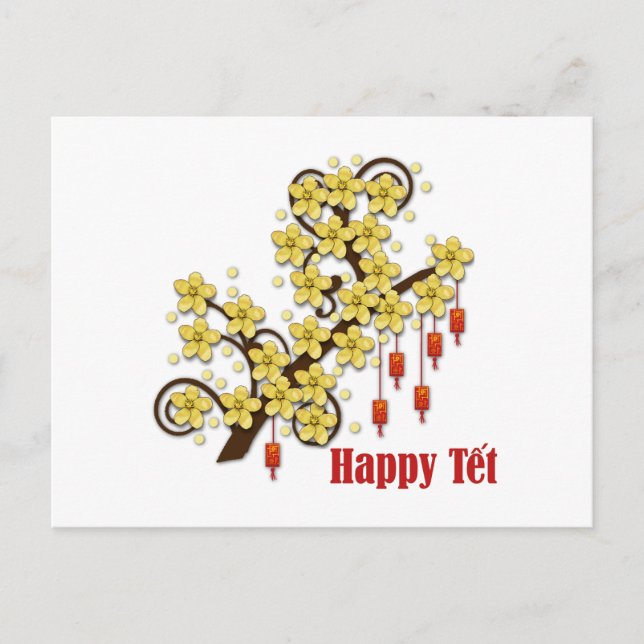 Tet Hoa Mai Vykort (Framsida)
