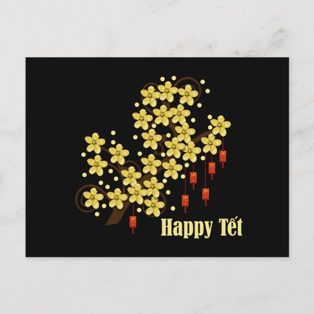 Tet Hoa Mai Vykort (Framsida)