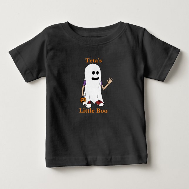 Teta's Little Boo Boy Trick eller Treater T Shirt (Framsida)
