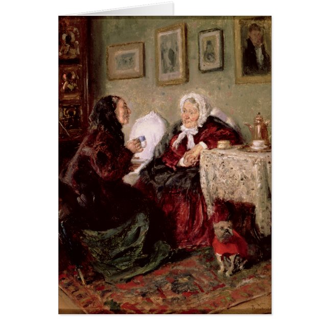 Tete-a-Tete 1909 Hälsningskort (Framsidan)