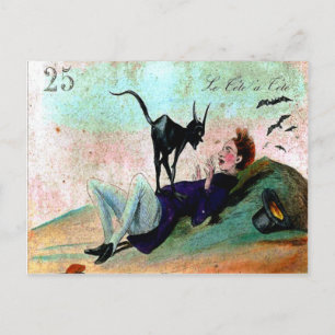 Tete A TetePostcard Vykort