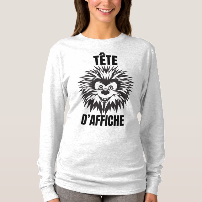 Tête d’affiche – Hérisson drôle et touffu T Shirt (Framsida)