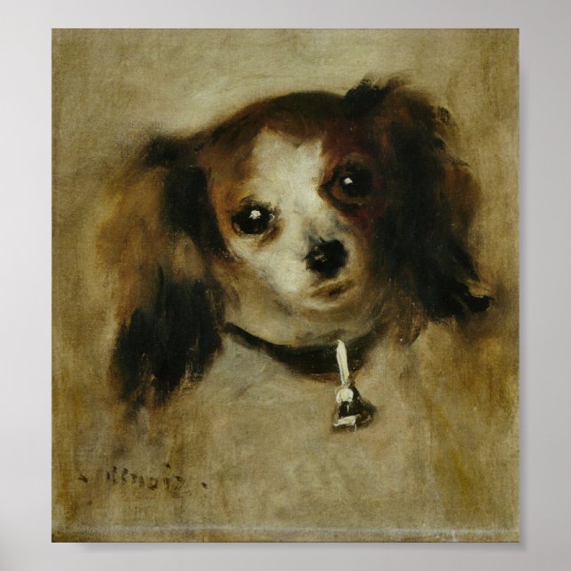 Tête de chien - Pierre Auguste Renoir Poster (Framsidan)