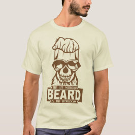 tete de mort citation hipster life without beard b t shirt