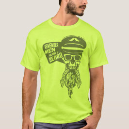 tete de mort citation hipster remember men beard b t shirt
