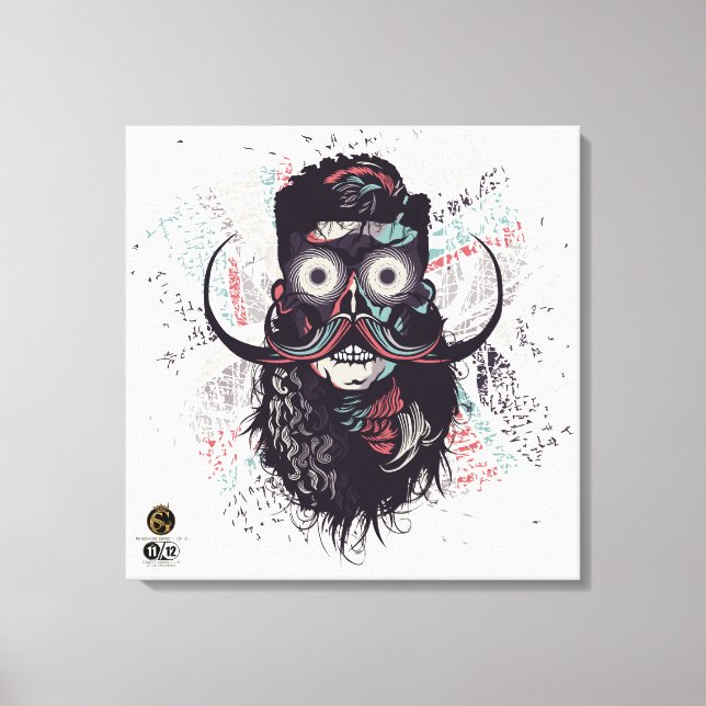 Tête de mort G-Skulls Renegade series 11 of 12 Canvastryck (Framsida)