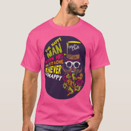tete de mort hipster citation happy man mustache n t shirt