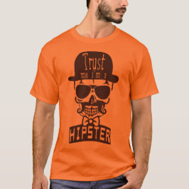 tete de mort hipster citation trust me moustache c t shirt