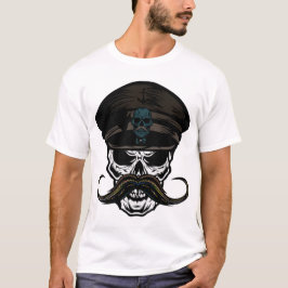 tete de mort moustachu kepi casquette moustache hi t shirt