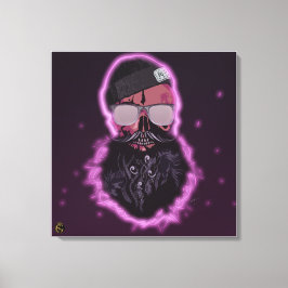 Tête de mort punk hipster G-skulls crâne chevaux Canvastryck