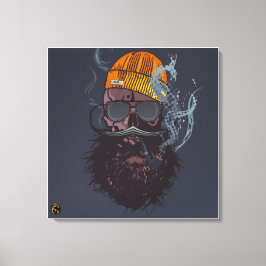 Tête de mort punk hipster G-skulls crâne love cool Canvastryck