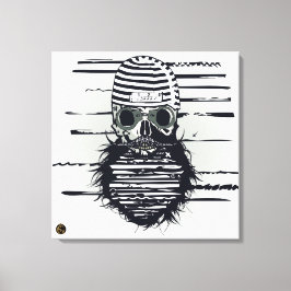 Tête de mort punk hipster G-skulls crâne prison Canvastryck