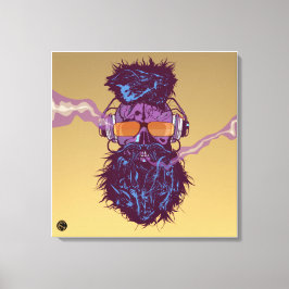 Tête de mort punk hipster G-skulls crâne tempo Canvastryck