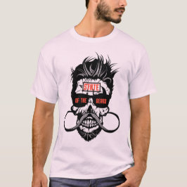 tete de mort state beard hipster barbu barbe moust t shirt