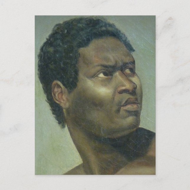 Tête de Nègre (chef för neger) av Gros Vykort (Framsida)