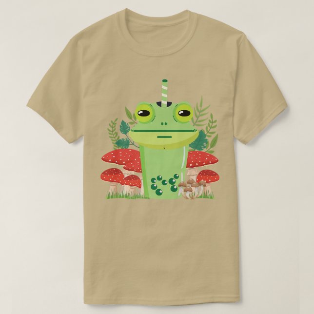 Tetecore- och grodlumskålsgroda Premi T Shirt (Design framsida)