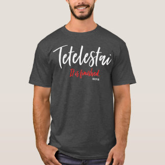 Tetelestai: det Avslutas Kor Jesus Ord T Shirt