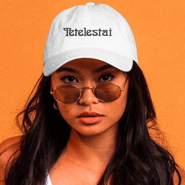 Tetelestai Embroiderat Hat, Basic Flexfit Wool Cap Broderad Keps (Skapare uppladdad)