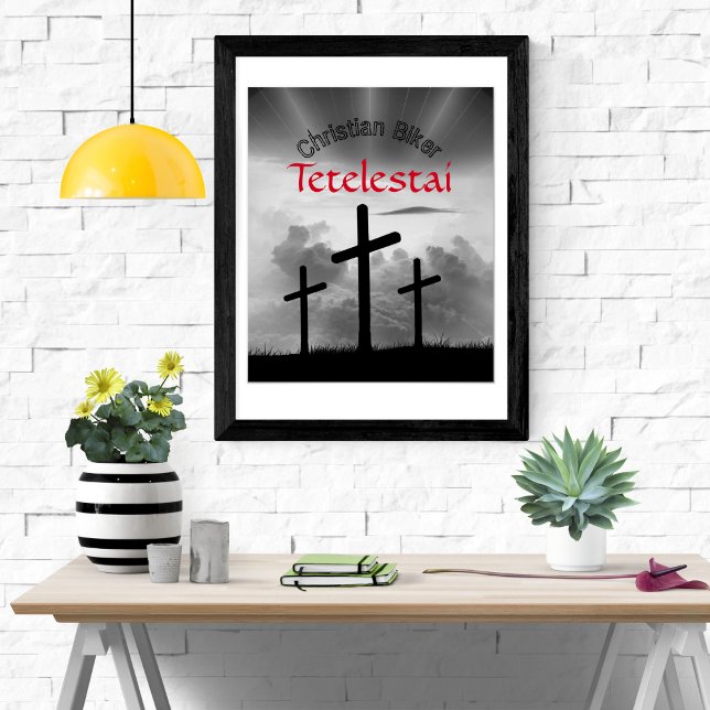 Tetelestai Kristna motorcyklist  Poster (Skapare uppladdad)
