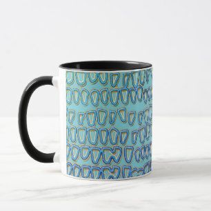 Teth Dentist Tandvård Orthodontist Oral NEON Mugg