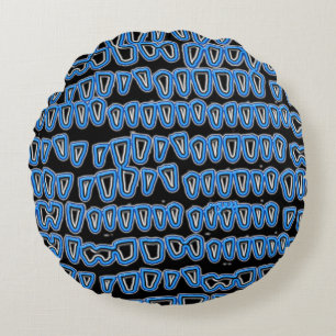 Teth Dentist Tandvård Orthodontist Oral NEON Rund Kudde