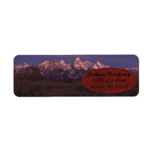 Teton address label returadress etikett