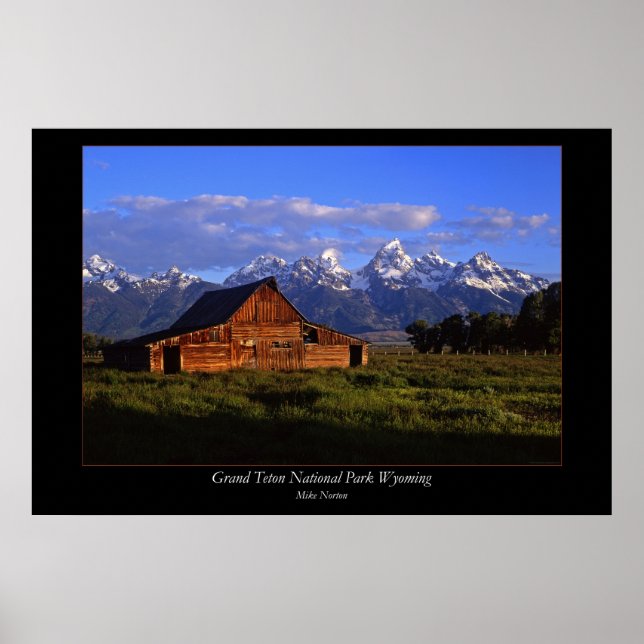 Teton Barn #1 Poster (Framsidan)