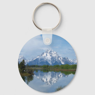 Teton bergreflexioner nyckelring