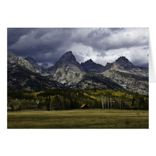 Teton Fält Hälsningskort (Framsidan Horizontal)
