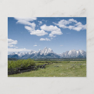 Teton Fence-vykort Vykort