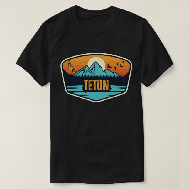 Teton, Idaho T Shirt (Design framsida)