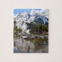 Teton Mountain Stream-reflektioner - 8 x 10 - 110 