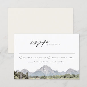 TETON NATIONAL PARK Skyline Destination OSA Inbjudningar
