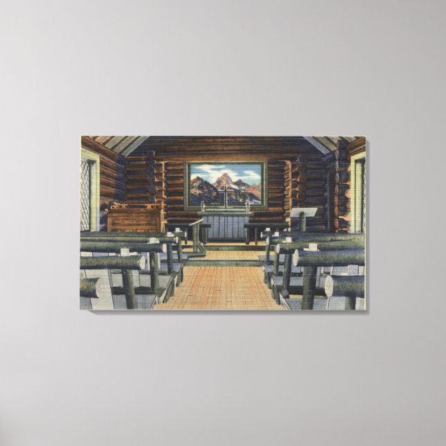 Teton National Park, WY - Alter Canvastryck (Framsida)