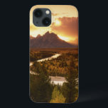 Teton Range vid sunset, från Snake River<br><div class="desc">Teton Range vid sunset,  från Snake River Overlook,  Grand Teton National Park,  WY � Adam Jones / DanitaDelimont.com</div>