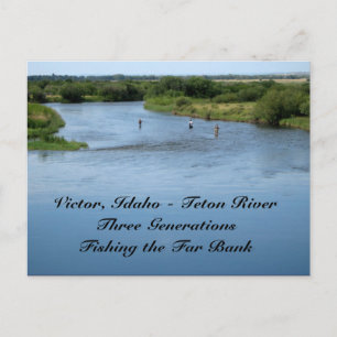 Teton River, Idaho Vykort