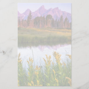 Teton soluppgång brevpapper