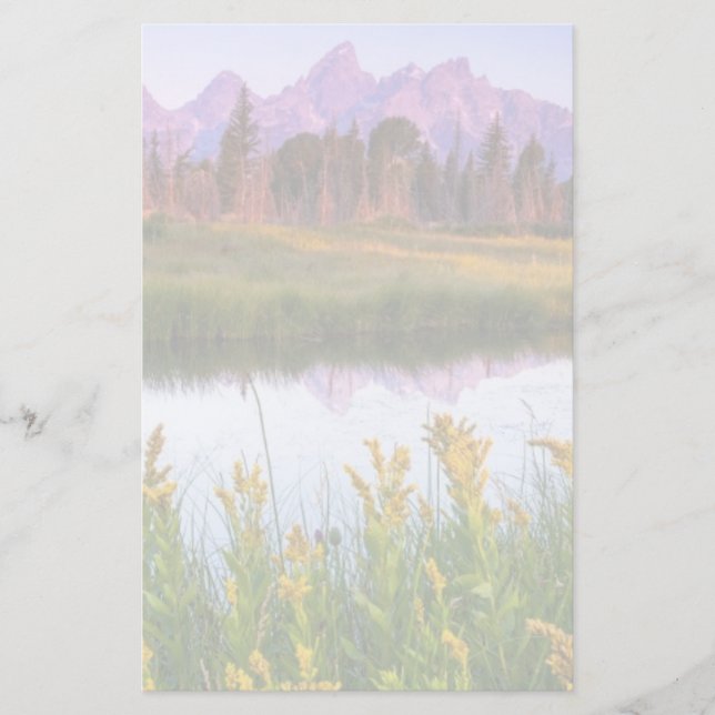 Teton soluppgång brevpapper (Framsida)