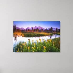 Teton soluppgång canvastryck